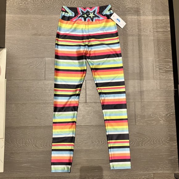 Lotus Leggings Candy Stripe Leggings - NWT - Picture 5 of 7